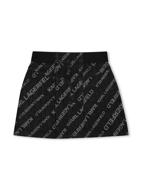 KARL LAGERFELD MONOGRAM SKIRT